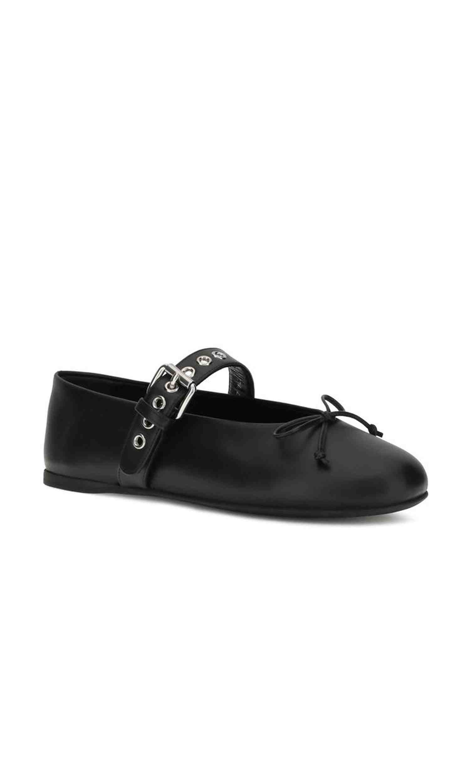 Miu Miu Leather Ballerinas Glam Steals