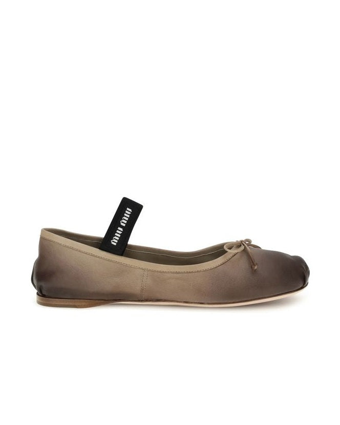 Miu Miu Leather Ballerinas Glam Steals