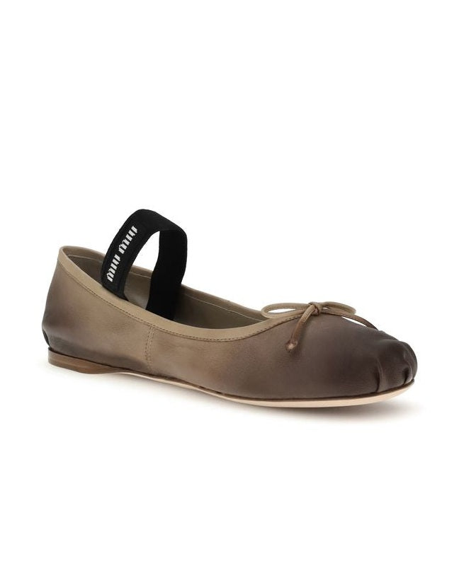 Miu Miu Leather Ballerinas Glam Steals