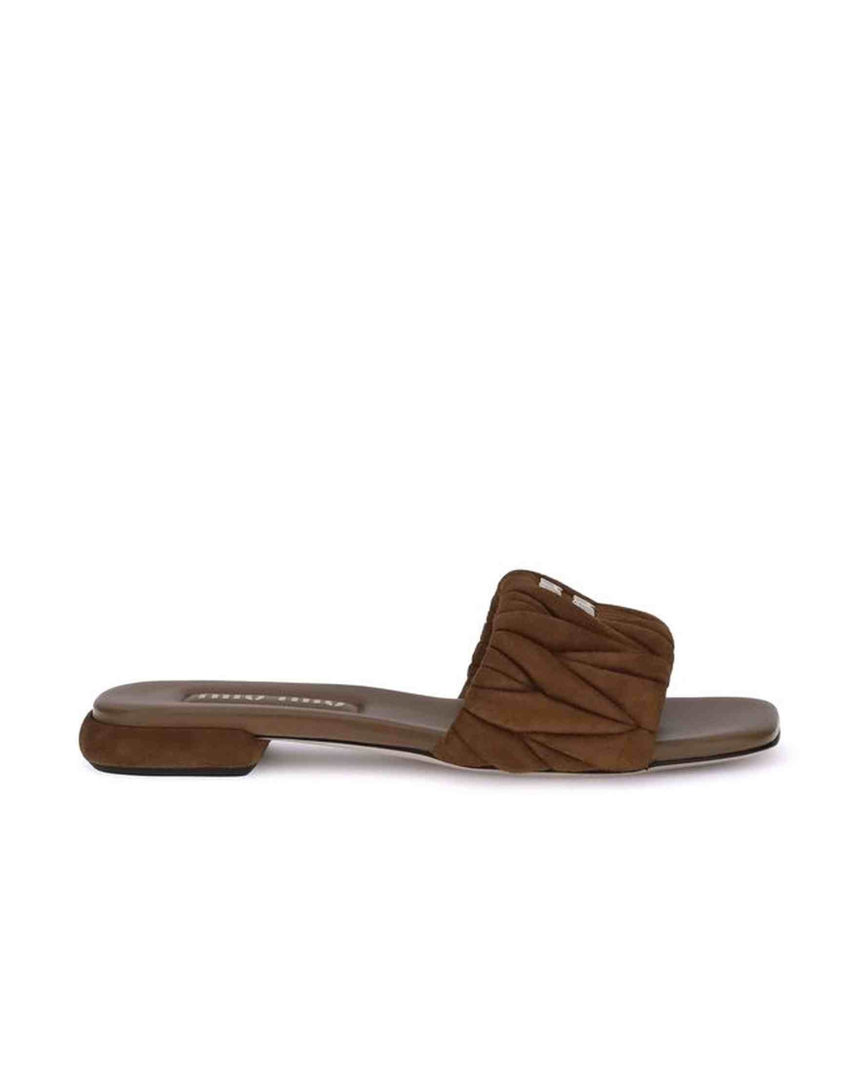 Miu Miu Leather Matelassé Nappa Sandals Glam Steals