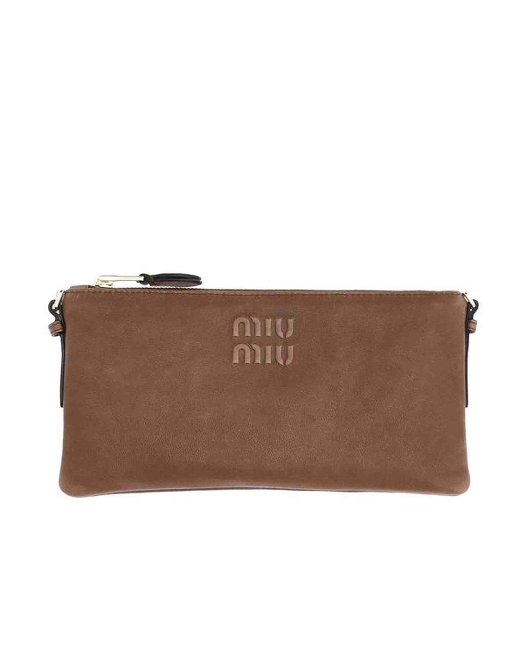 Miu Miu Leather Pouch Glam Steals