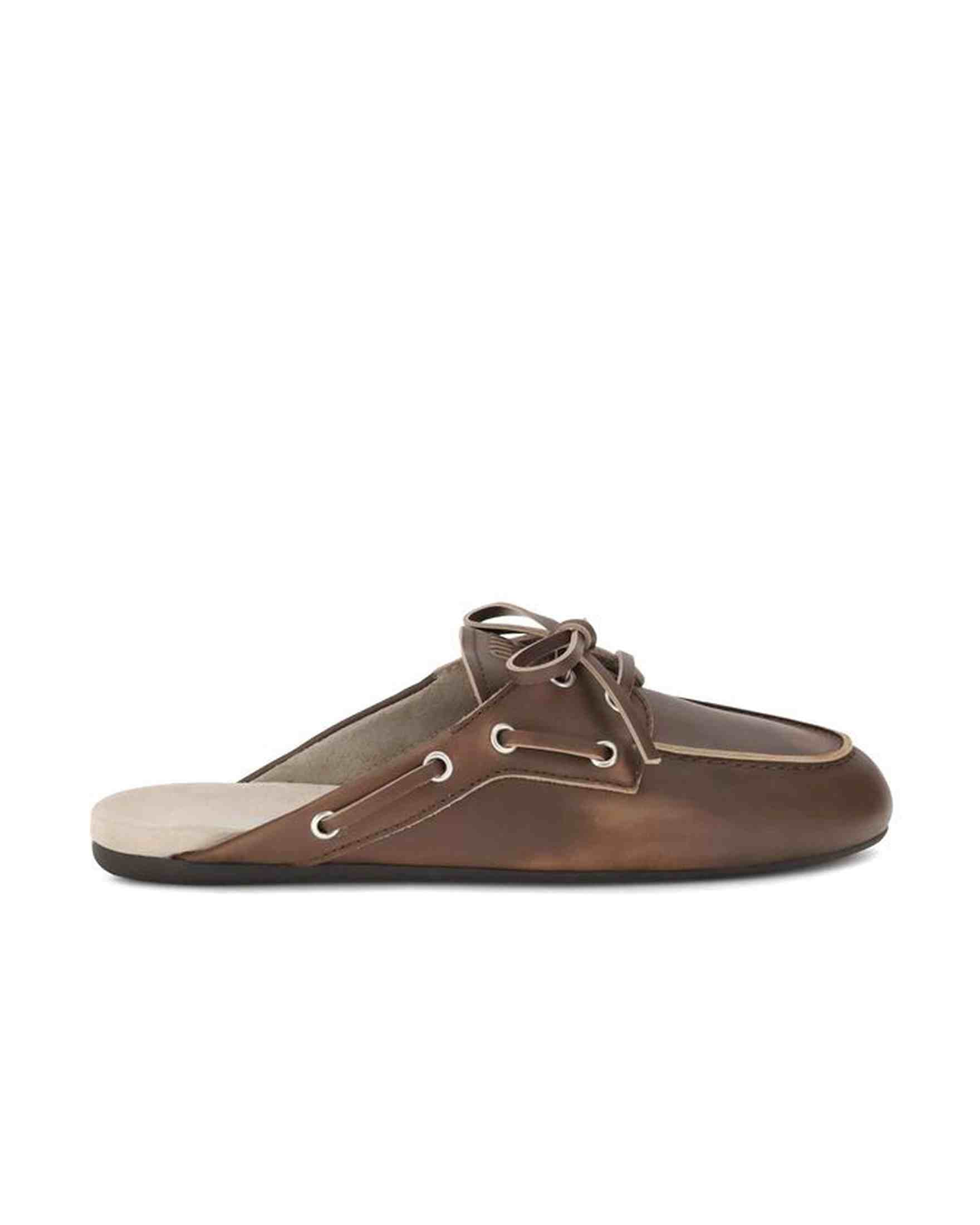 Miu Miu Leather Sabot Loafers Glam Steals