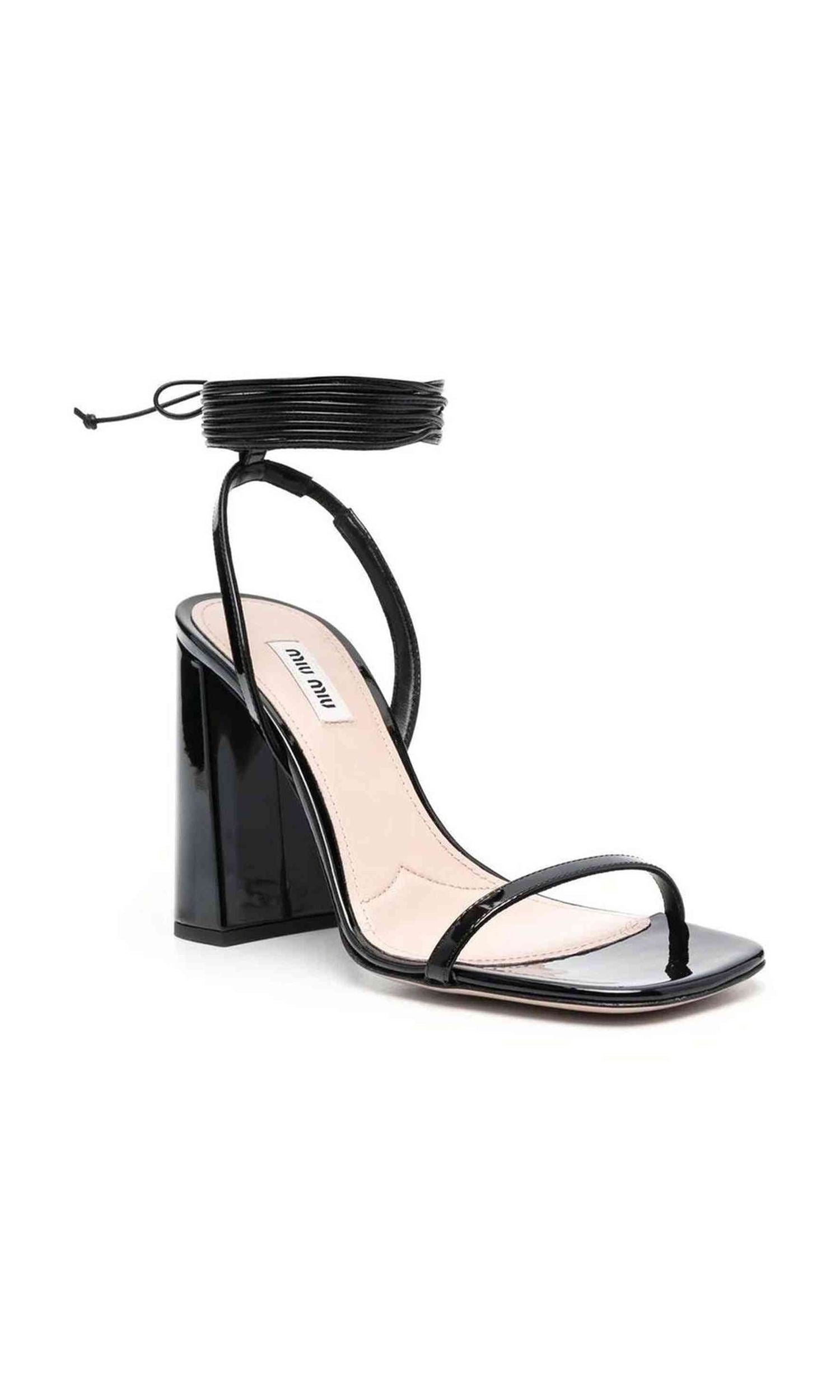 Miu Miu Leather Sandals Glam Steals
