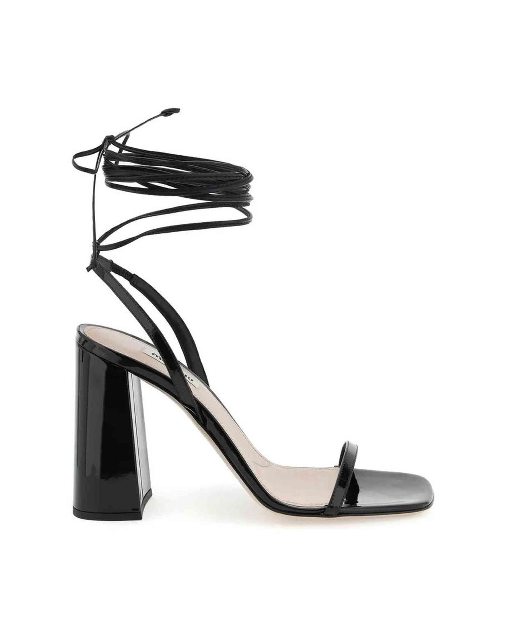 Miu Miu Leather Sandals Glam Steals