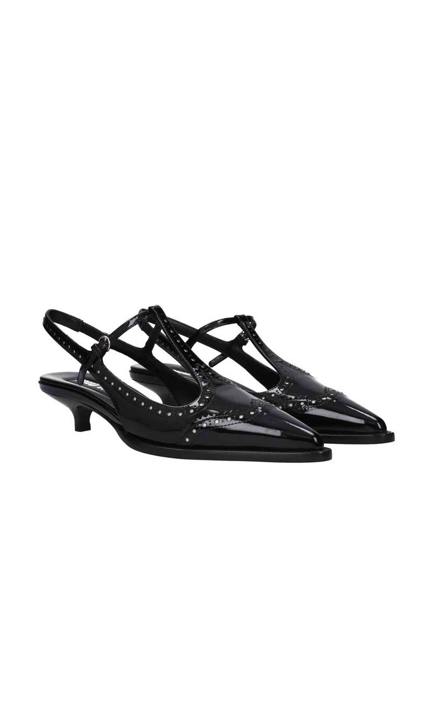 Miu Miu Leather Slingback Pumps Glam Steals