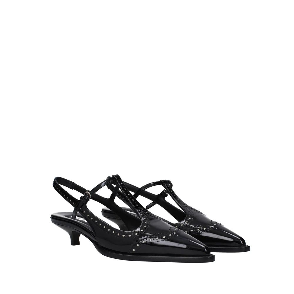 Miu Miu Leather Slingback Pumps Glam Steals