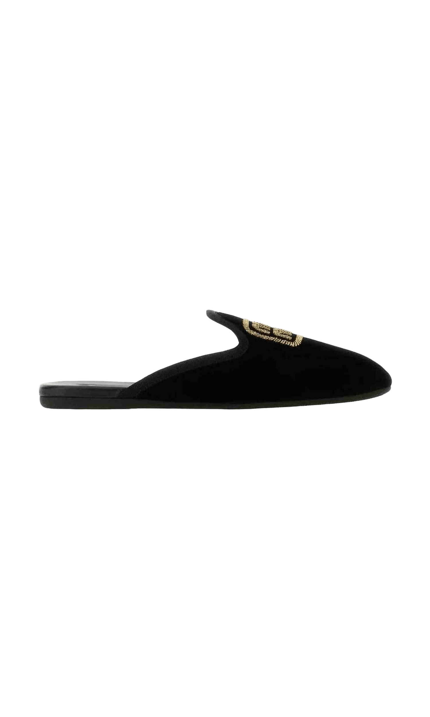 Miu Miu Logo Embroidered Slip On Mules Glam Steals