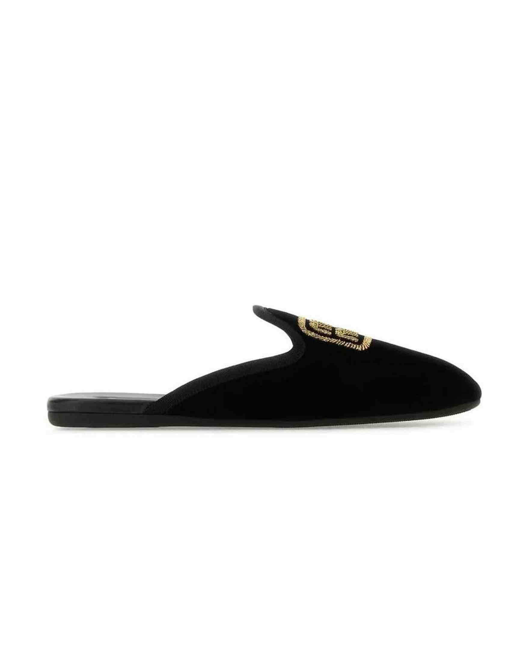 Miu Miu Logo Embroidered Slip On Mules Glam Steals