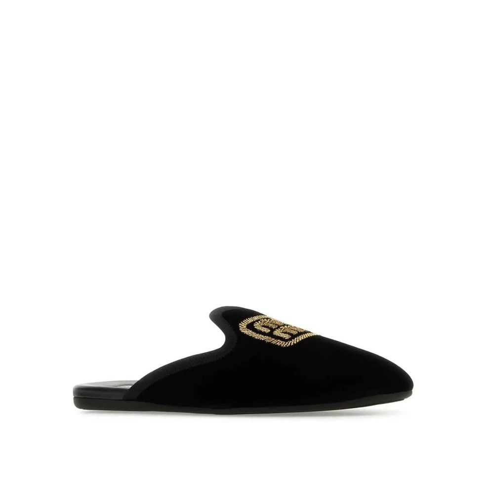 Miu Miu Logo Embroidered Slip On Mules Glam Steals