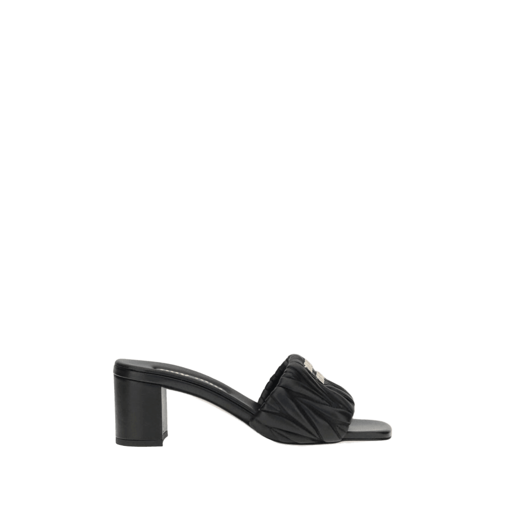 Miu Miu Logoed Sandals Glam Steals