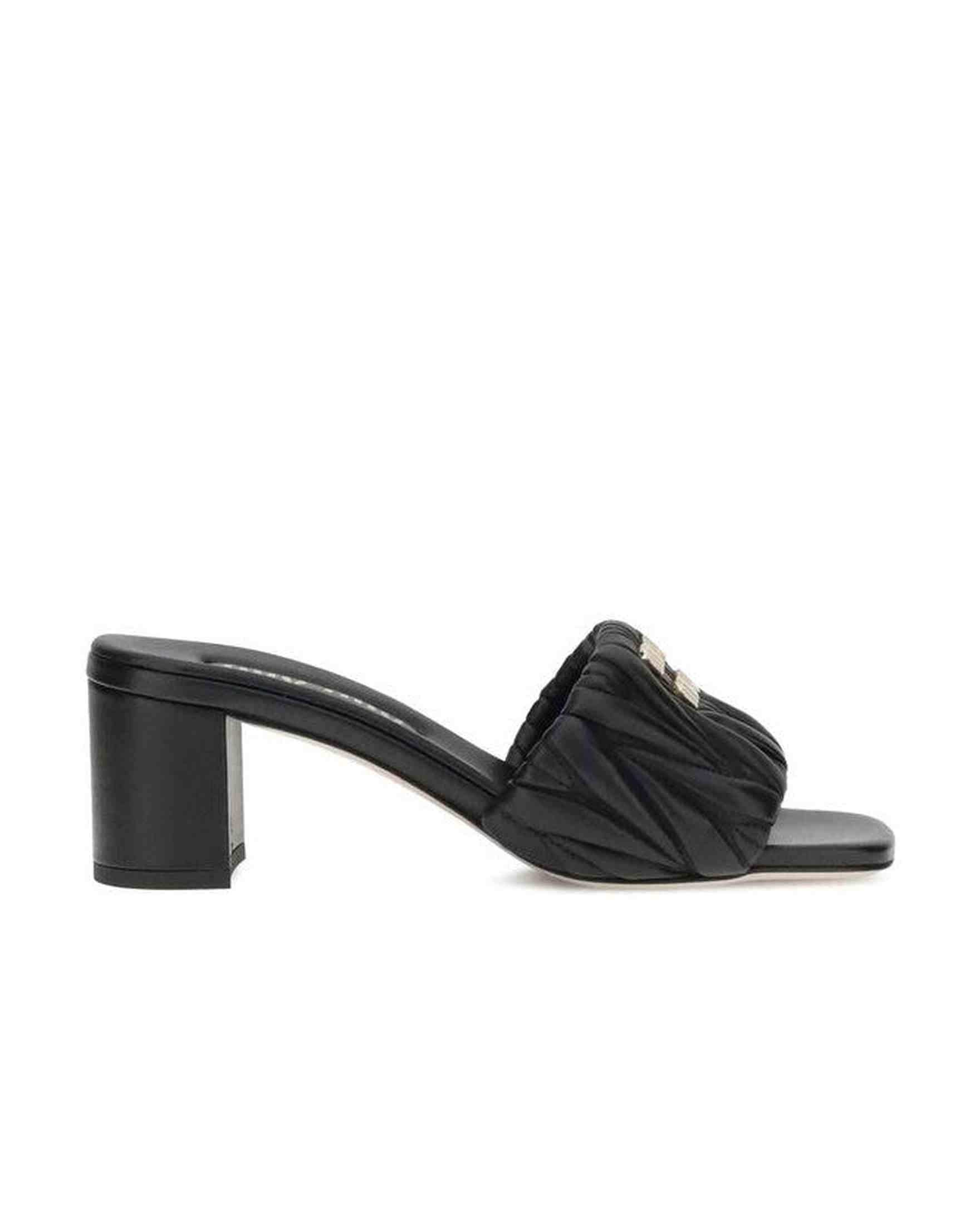 Miu Miu Logoed Sandals Glam Steals