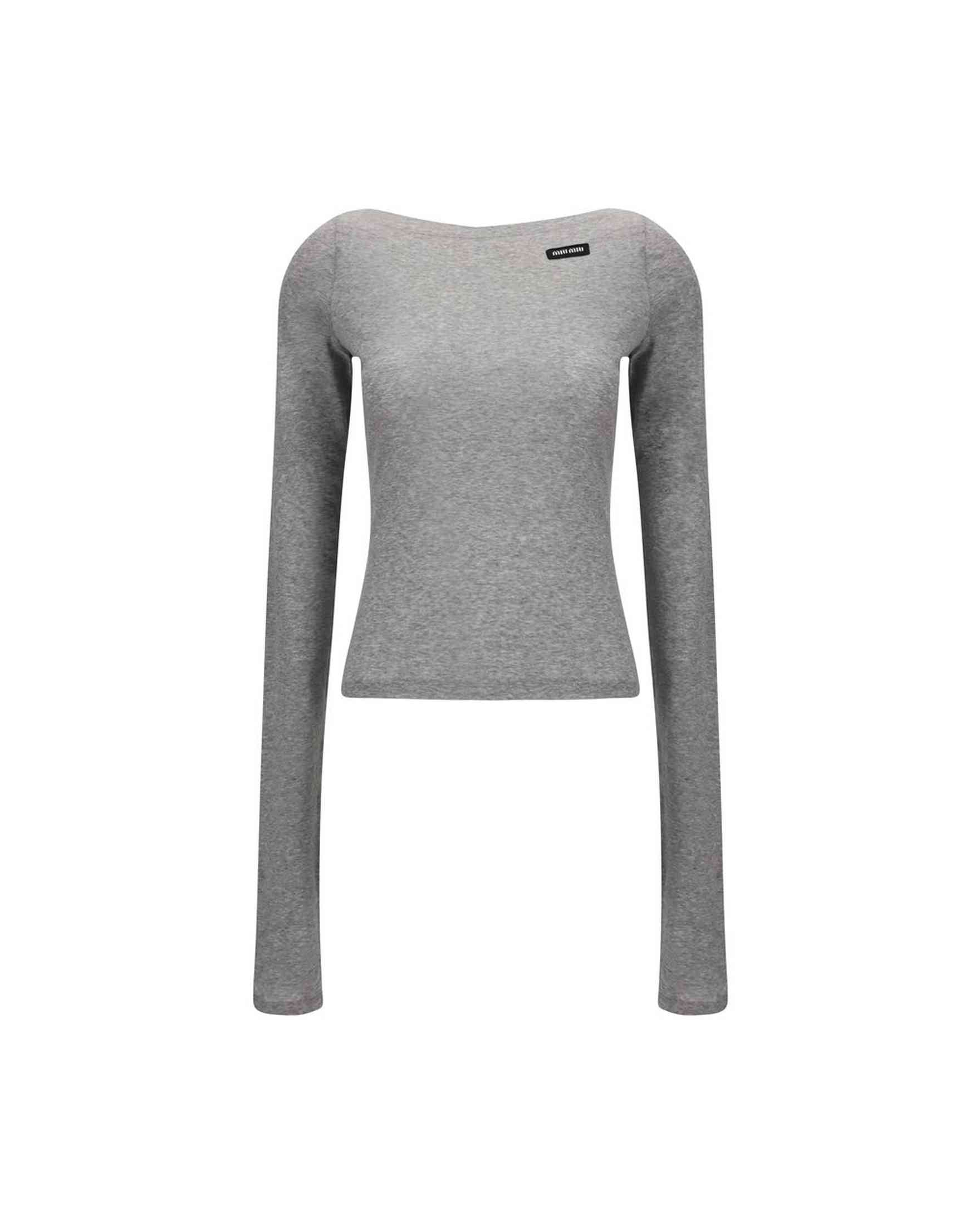 Miu Miu Long Sleeve Top Glam Steals