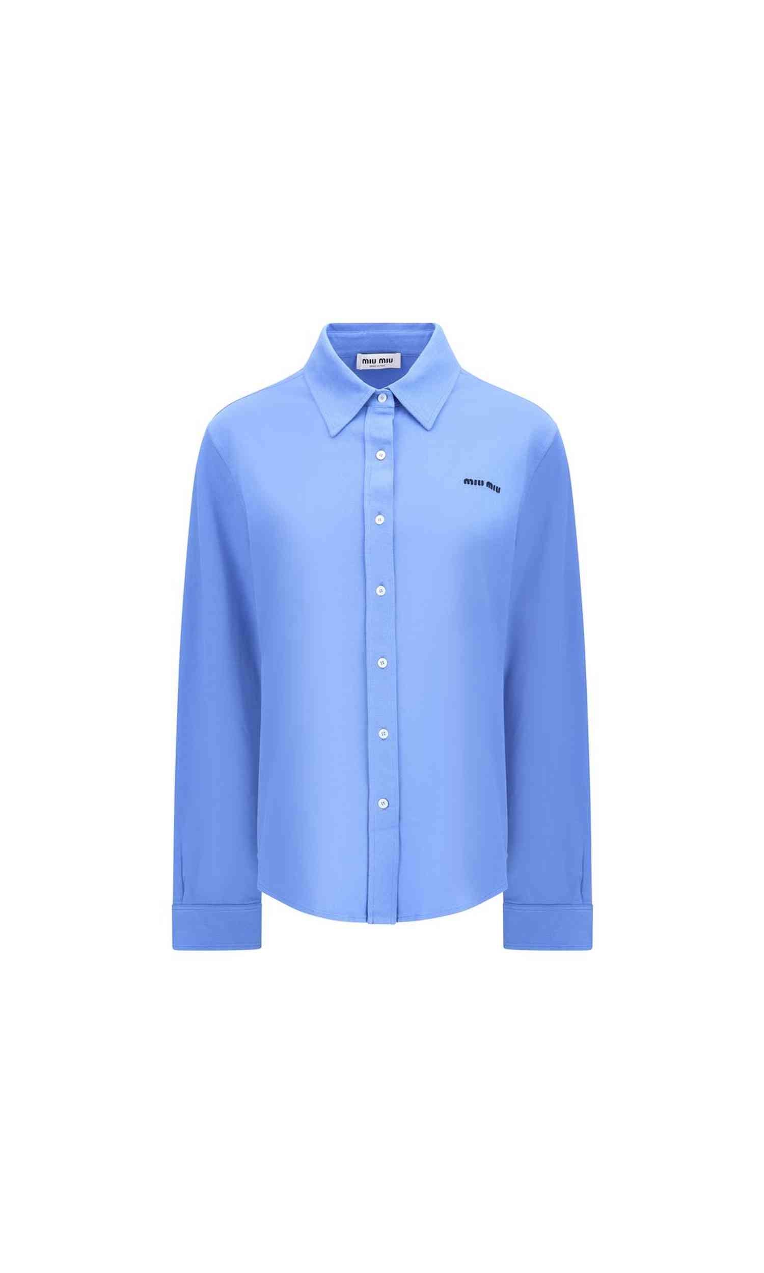 Miu Miu Long Sleeved Polo Shirt Glam Steals