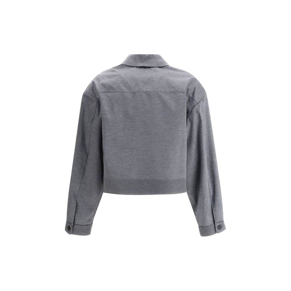 Miu Miu Mélange Zip Jacket Glam Steals