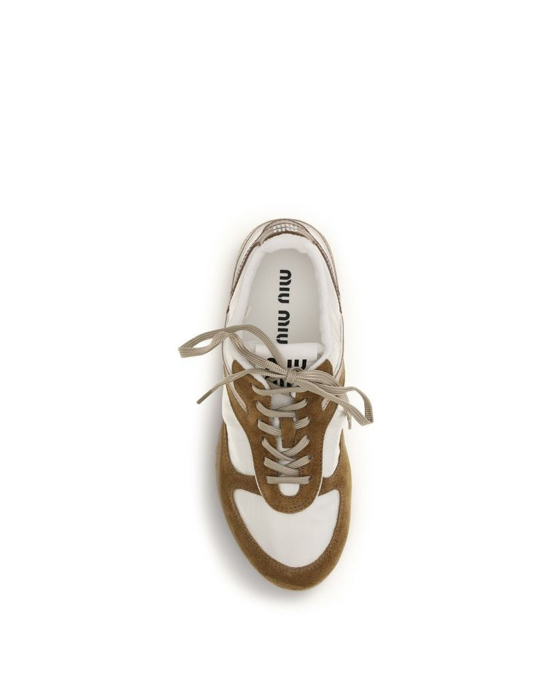 Miu Miu Multicolor Calf Leather Bos Taurus Athletic Sneakers Glam Steals