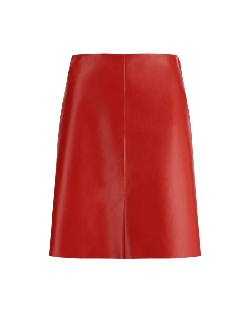 Miu Miu Nappa Leather Skirt Glam Steals
