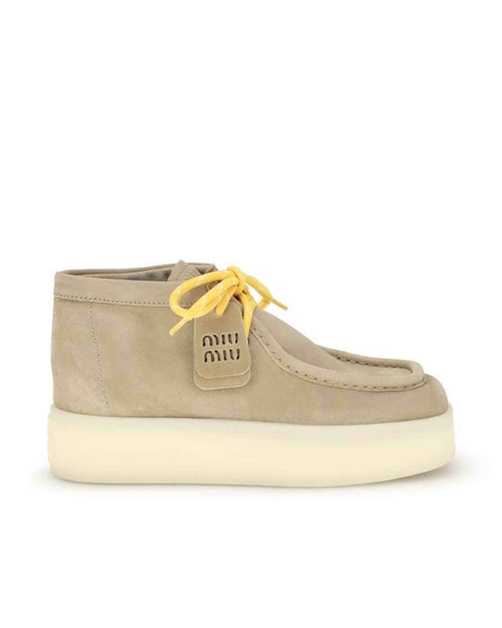 Miu Miu Platform Leather Ankle Boots Glam Steals