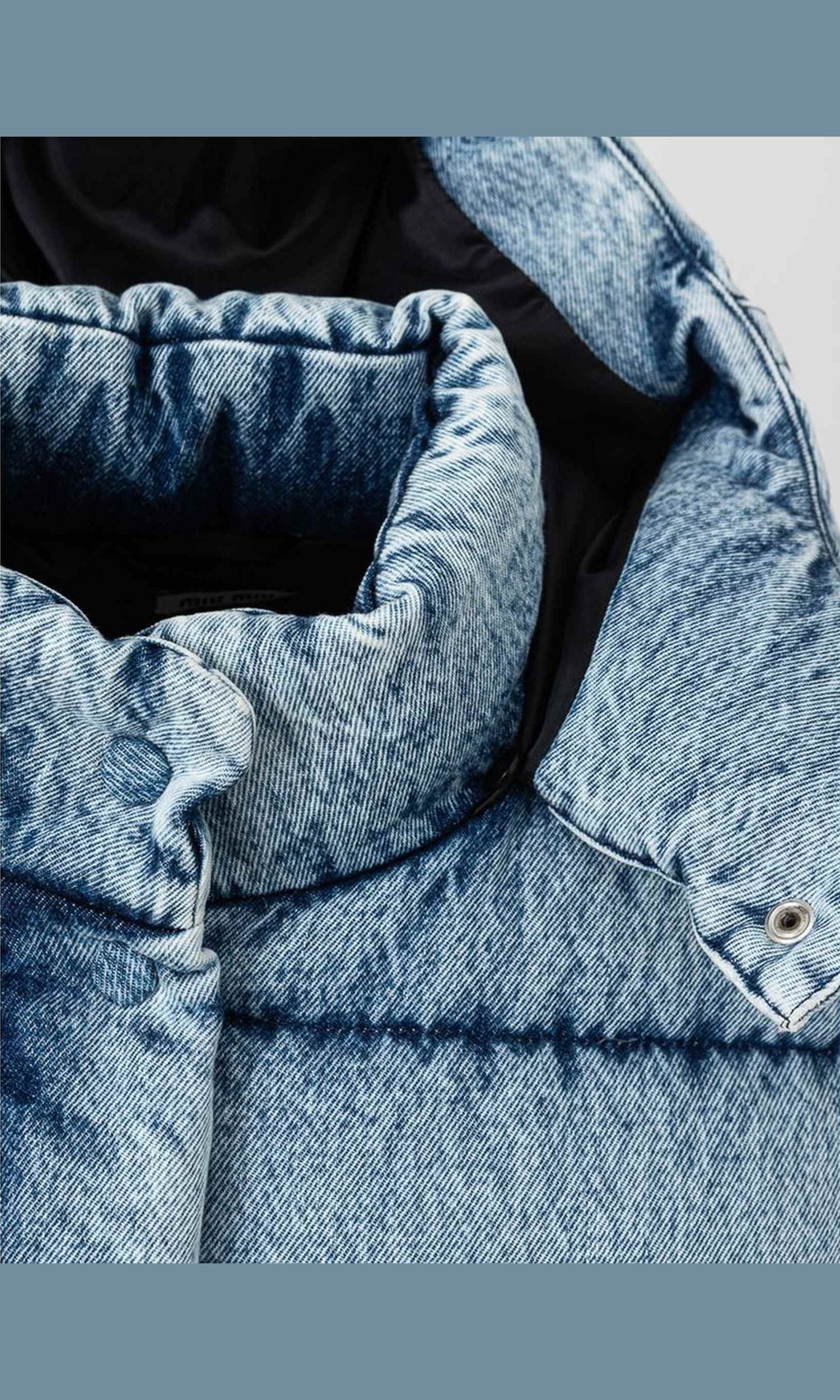 Miu Miu Polyester Jackets & Blue Coat Glam Steals