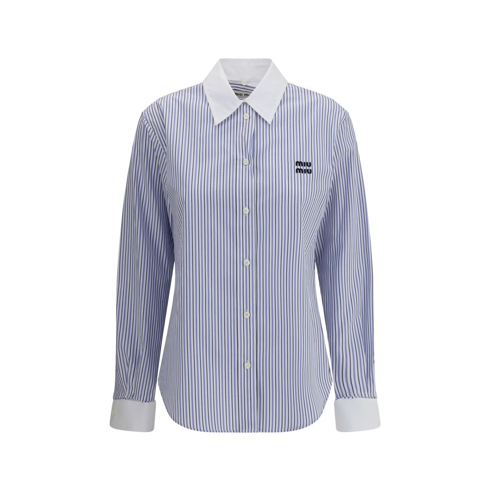 Miu Miu Striped Shirt Glam Steals