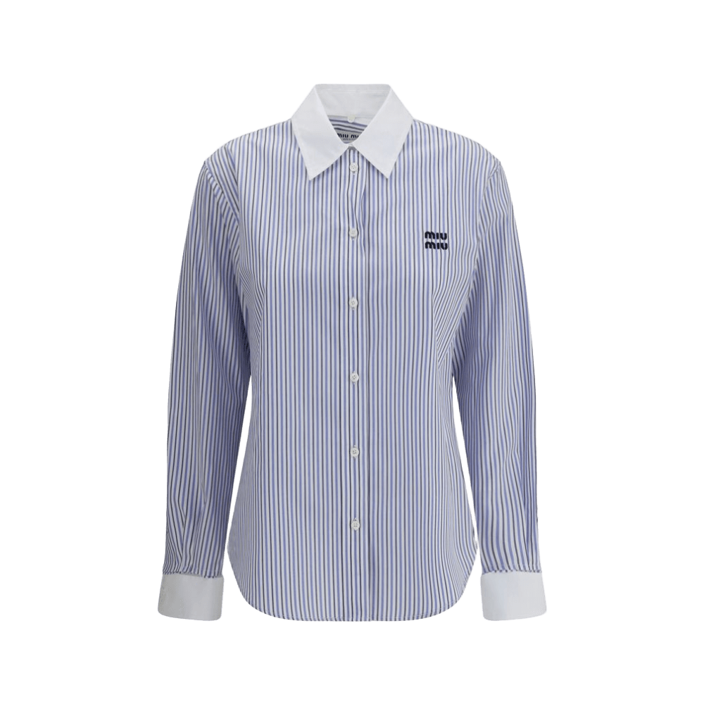 Miu Miu Striped Shirt Glam Steals