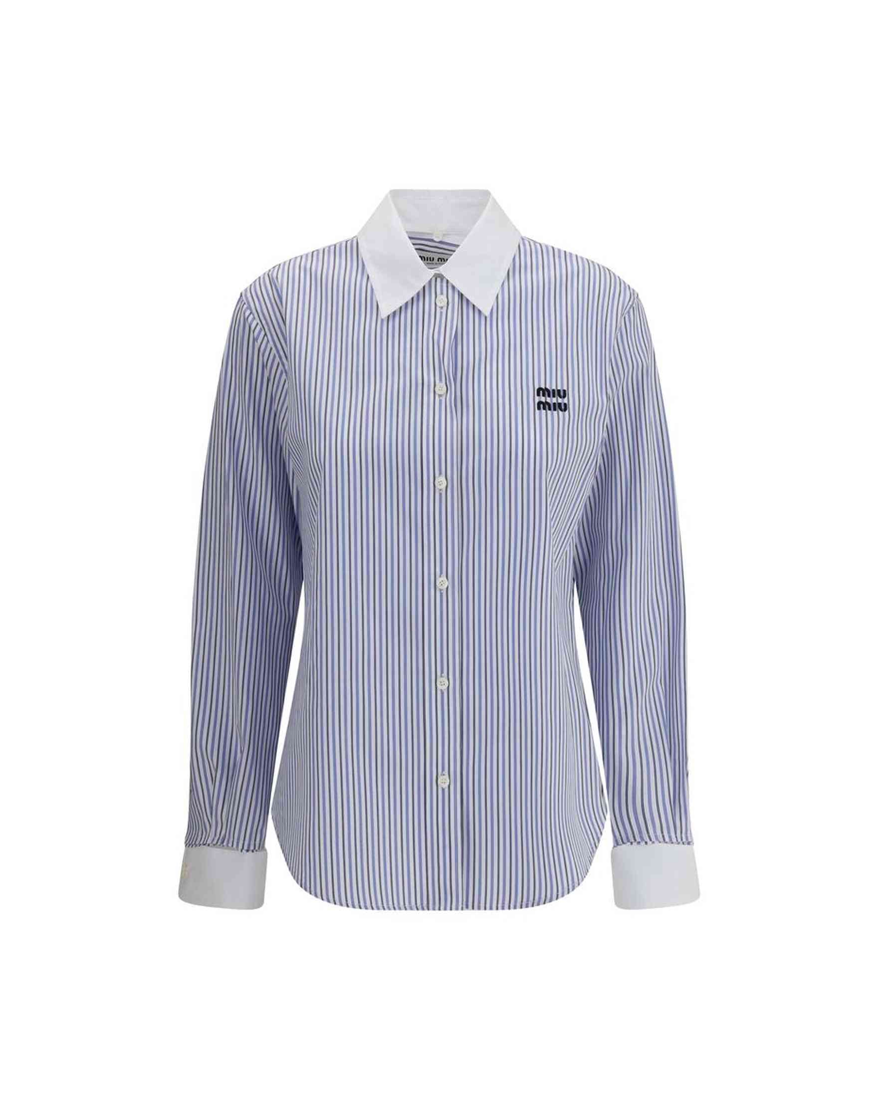 Miu Miu Striped Shirt Glam Steals