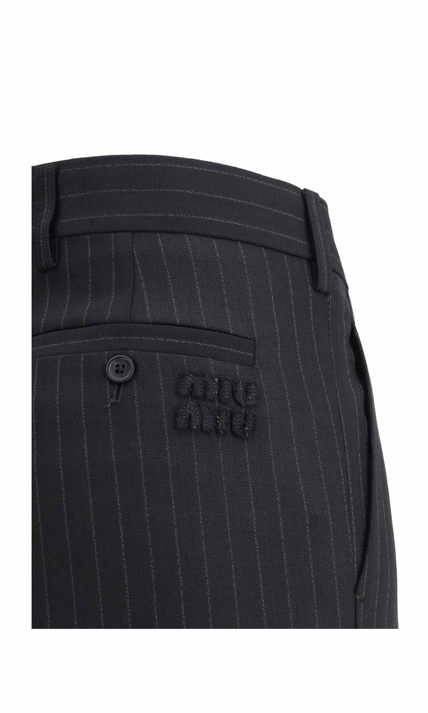 Miu Miu Striped Tailored Trouser Glam Steals