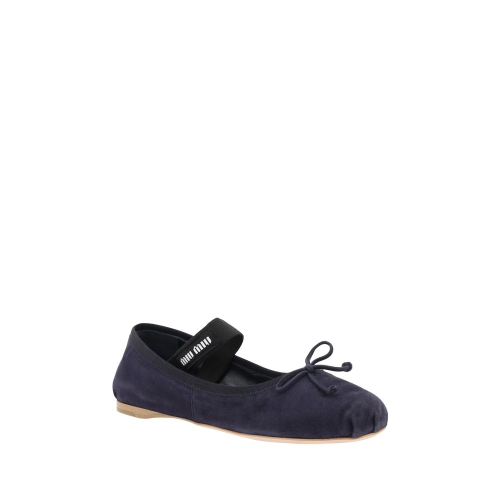 Miu Miu Suede Ballerinas Glam Steals