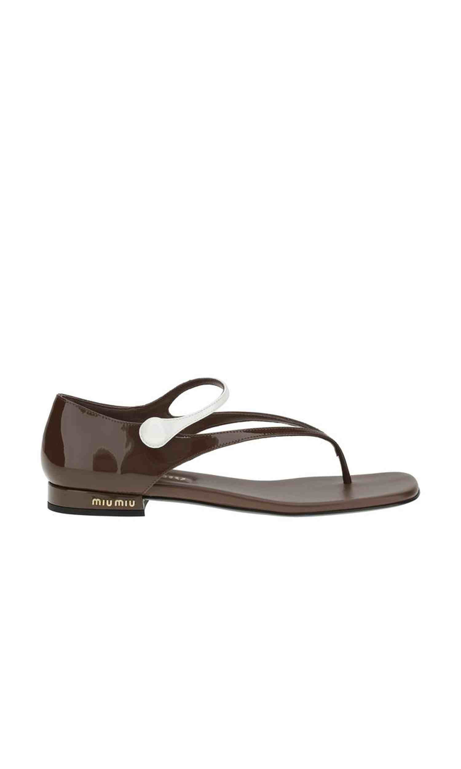 Miu Miu Thong Sandals Glam Steals