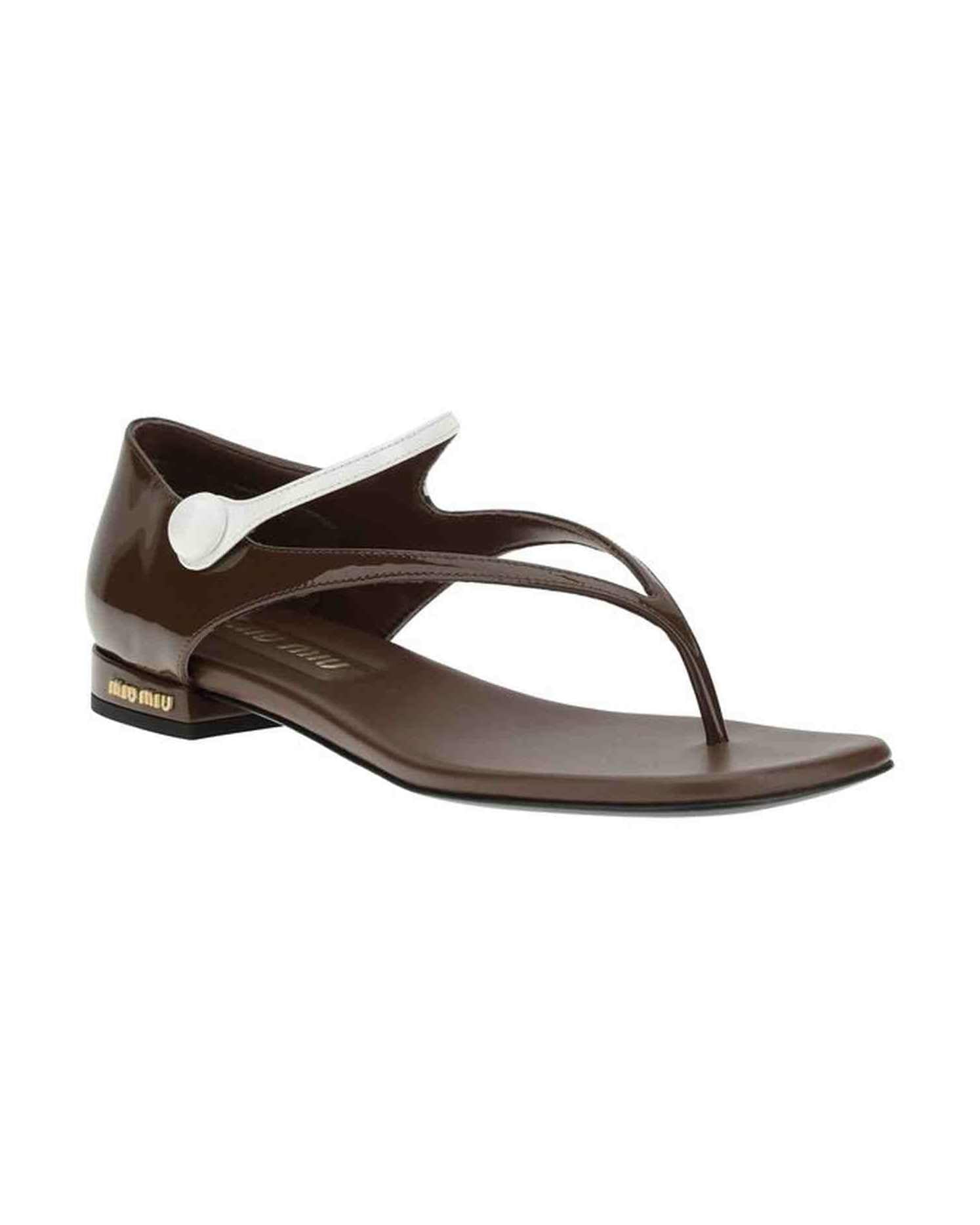 Miu Miu Thong Sandals Glam Steals
