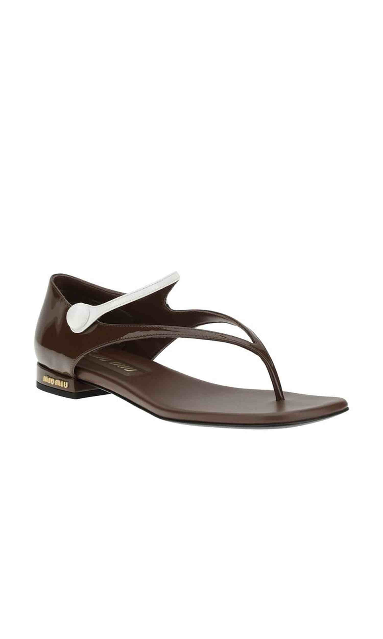 Miu Miu Thong Sandals Glam Steals