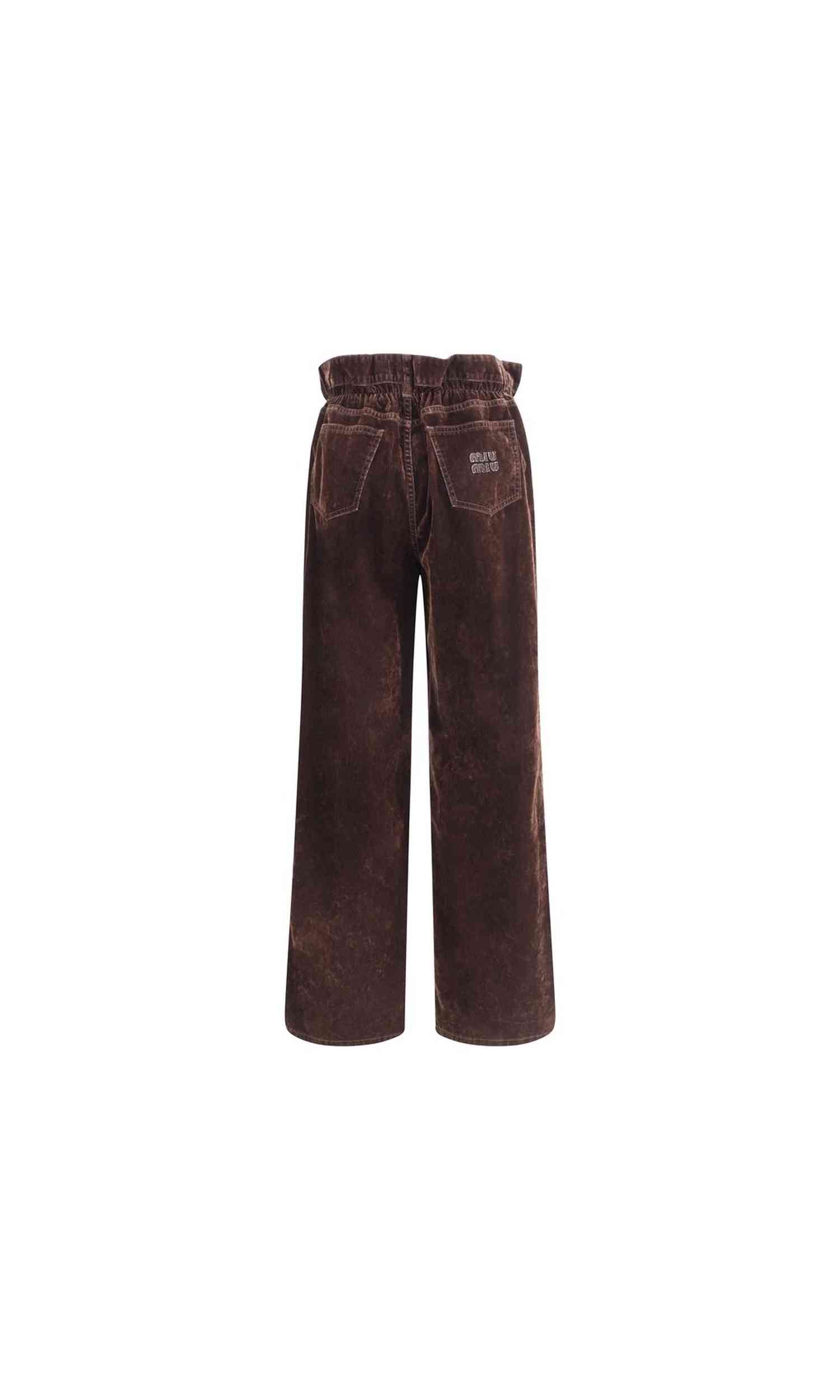 Miu Miu Velvet Pants Glam Steals