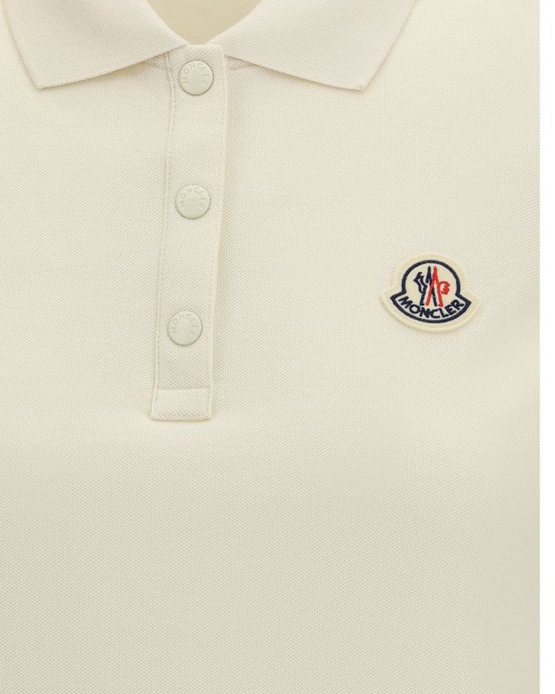 Moncler Beige Cotton Polo Shirt Glam Steals