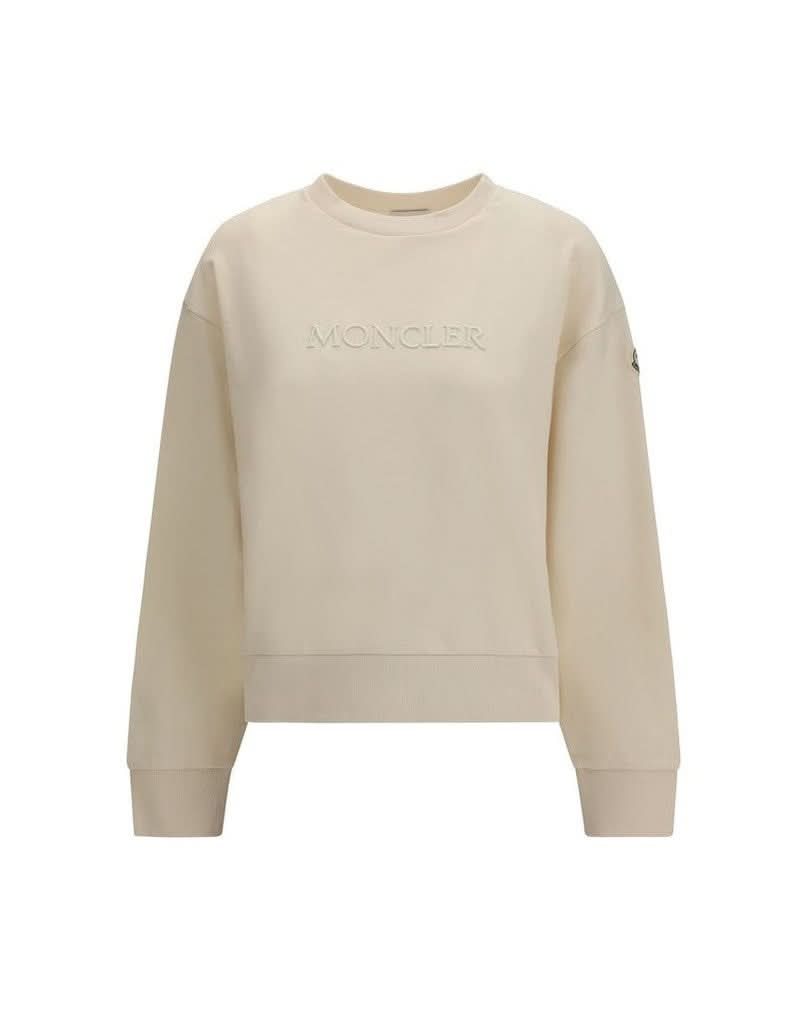 Moncler Beige Cotton Sweatshirt 