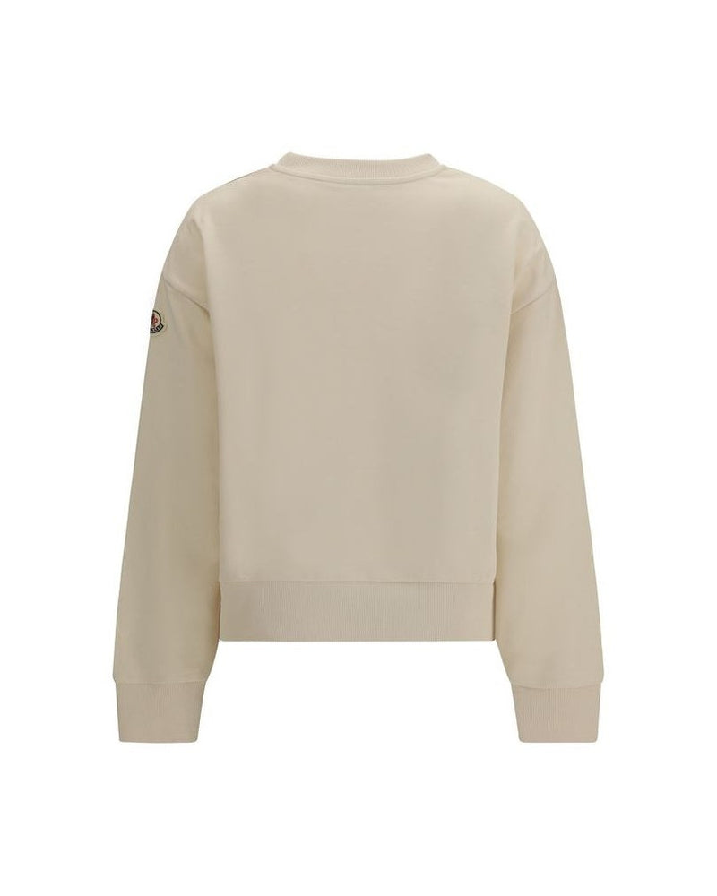 Moncler Beige Cotton Sweatshirt Glam Steals