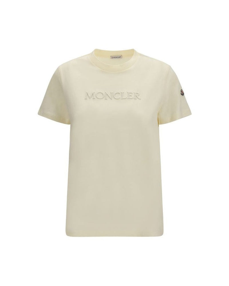 Moncler Beige Cotton T-shirt Glam Steals