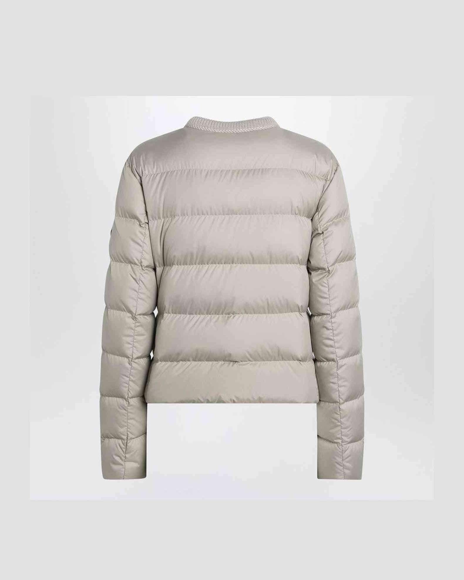 Moncler Beige Light Short Zip Up Puffer Jacket Glam Steals
