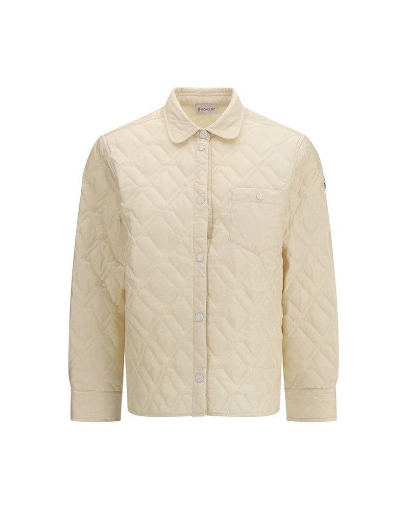 Moncler Beige Polyester Coat Glam Steals