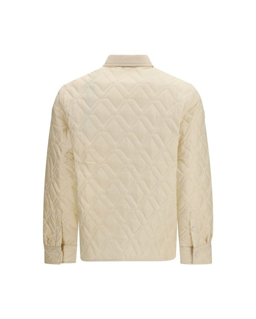 Moncler Beige Polyester Coat Glam Steals