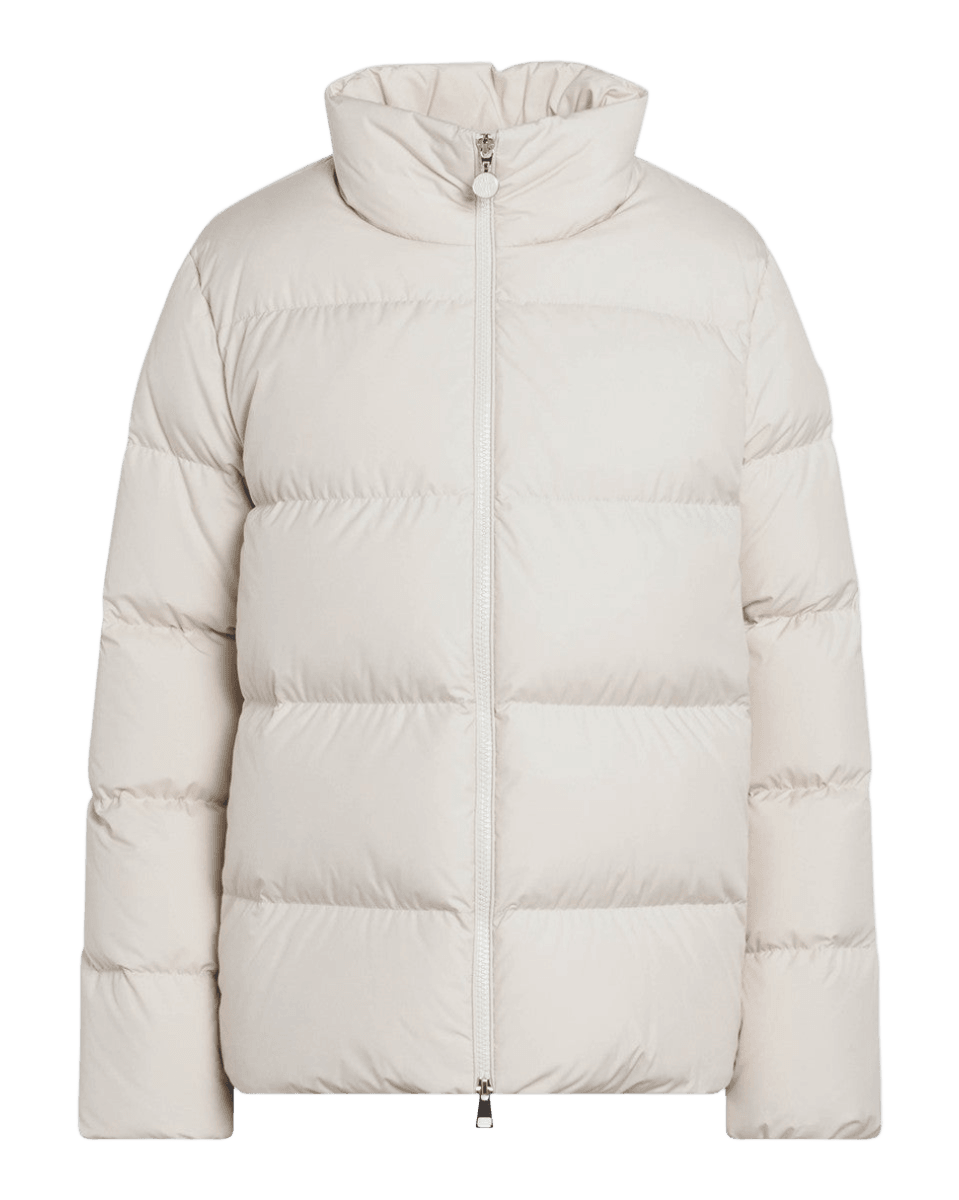 Moncler Beige Short Light Mauzun Down Jacket Glam Steals