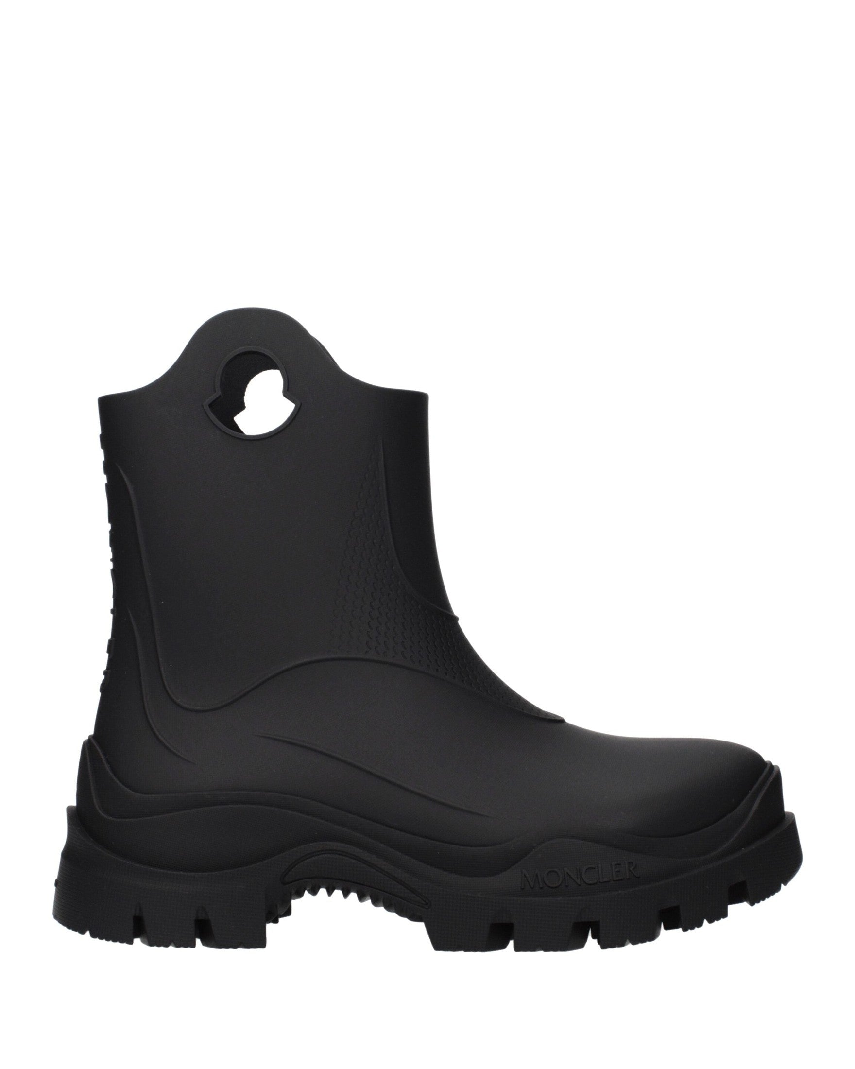 Moncler Black Cotton Ankle Boots Glam Steals