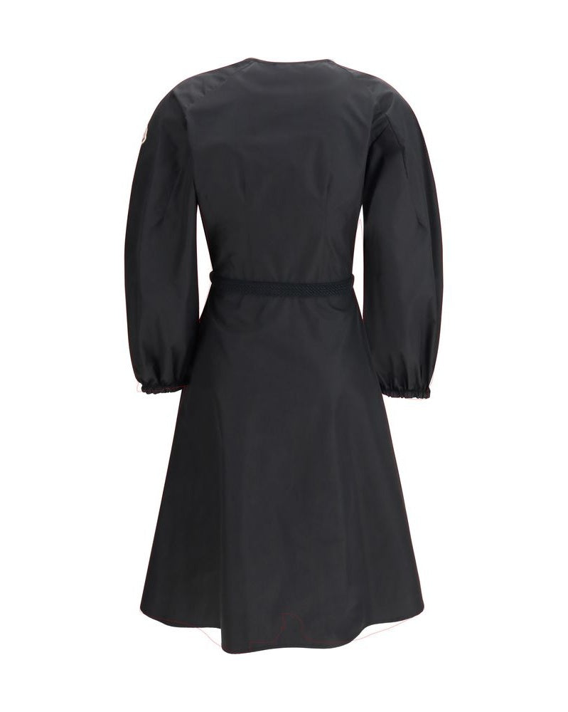 Moncler Black Cotton Casual Dress Glam Steals