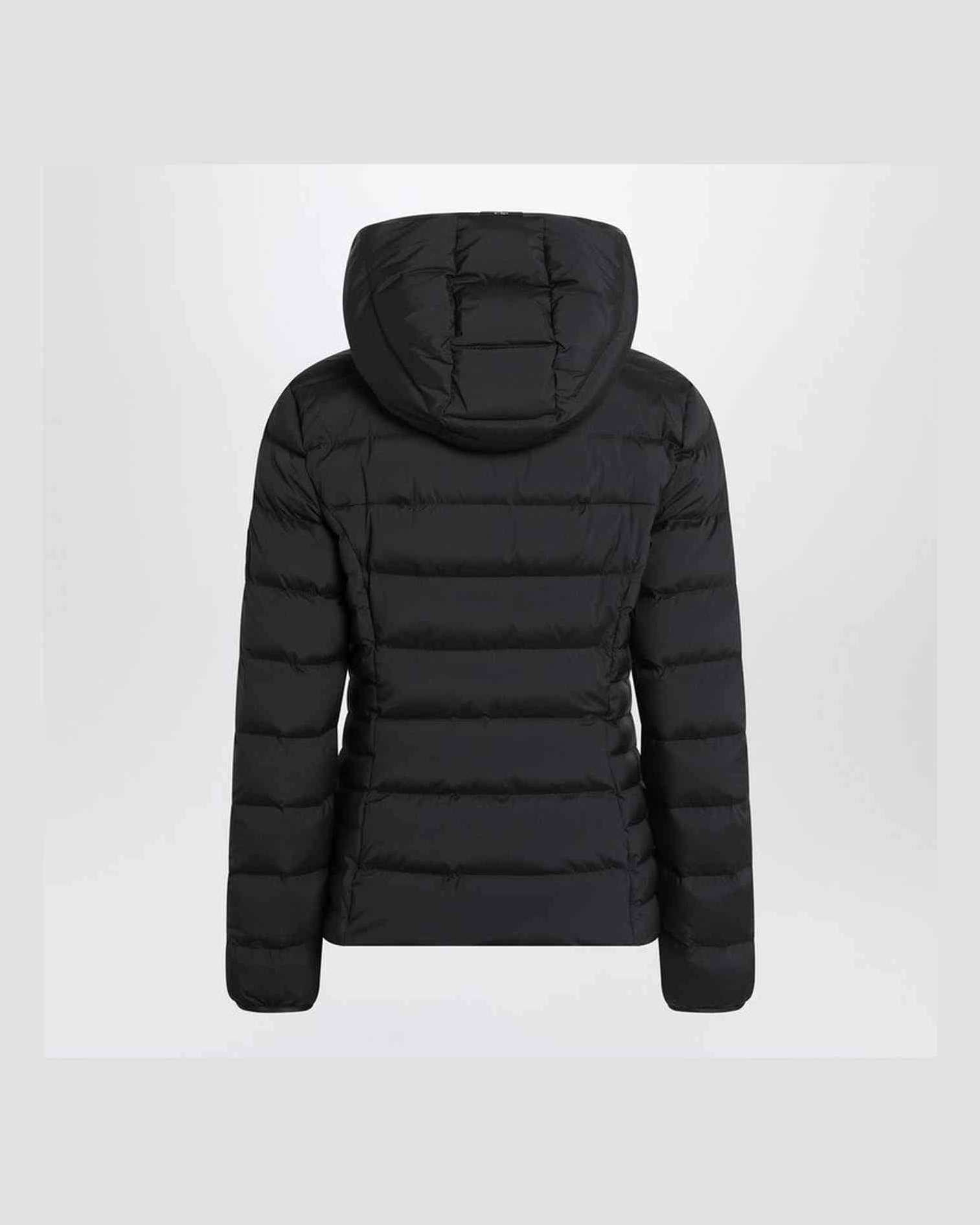 Moncler Black Herbe Hooded Puffer Jacket Glam Steals