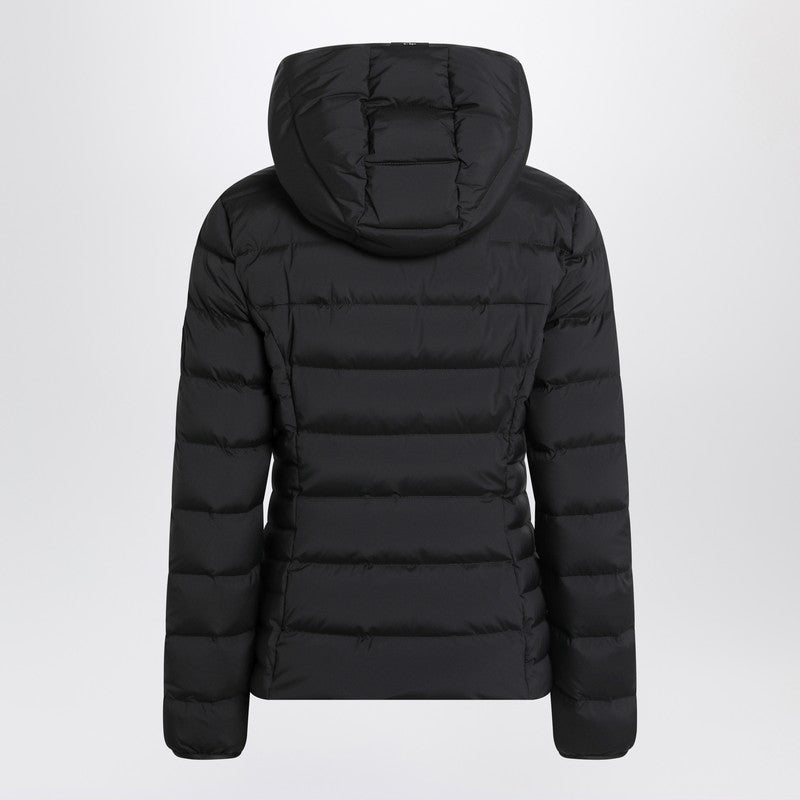 Moncler Black Herbe Hooded Puffer Jacket Glam Steals