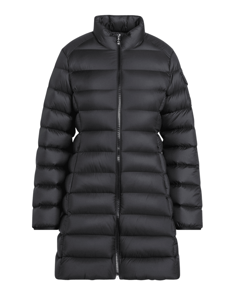 Moncler Black Igesse Midi Down Jacket Glam Steals