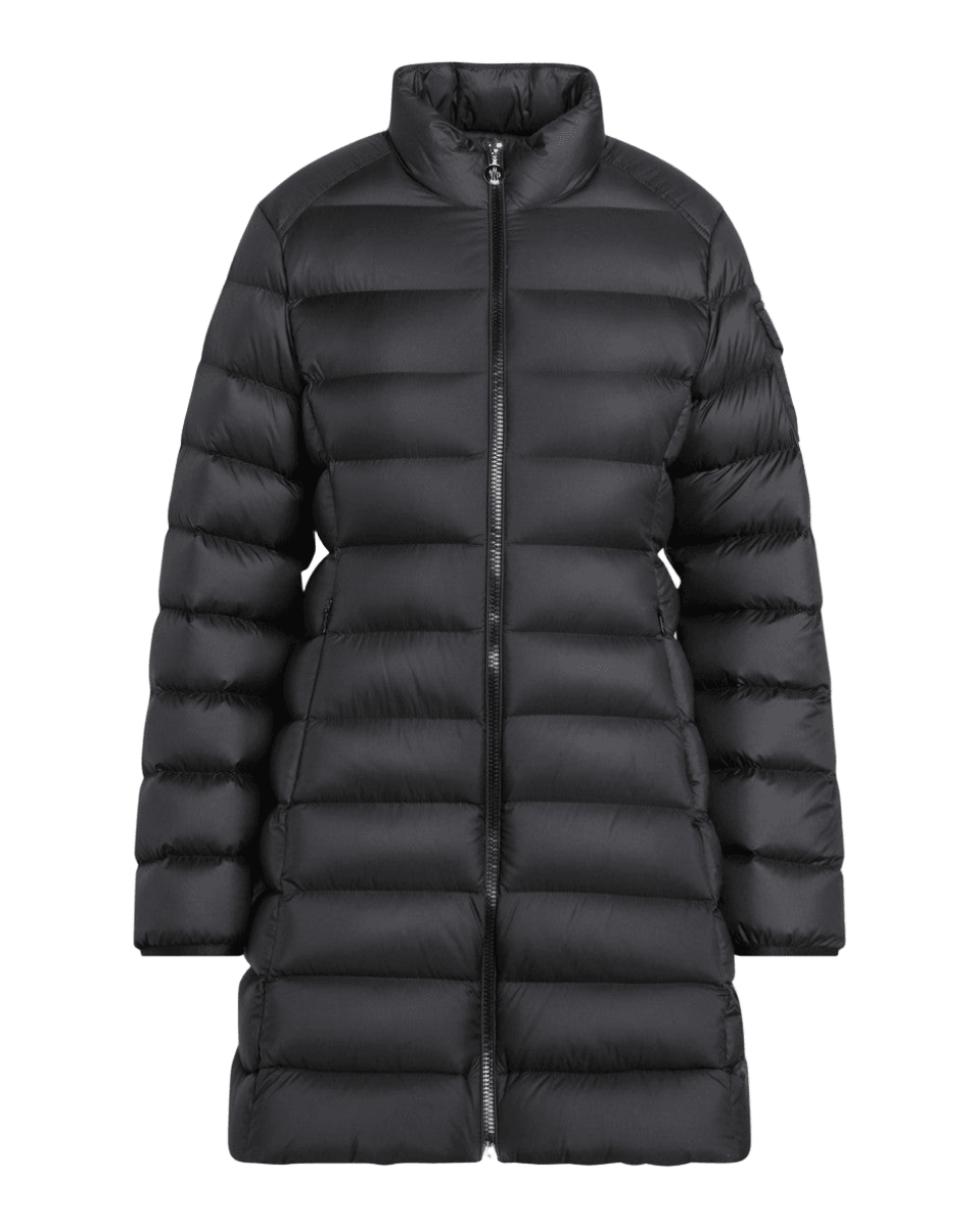 Moncler Black Igesse Midi Down Jacket Glam Steals