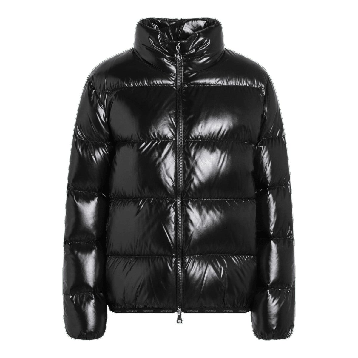 Moncler Black Nylon Abbadia Down Jacket