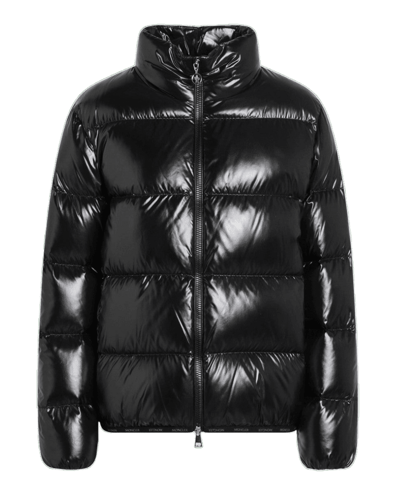 Moncler Black Nylon Abbadia Down Jacket Glam Steals