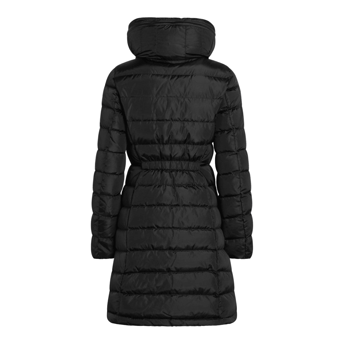 Moncler Black Nylon Flammette Down Jacket in Technique Glam Steals