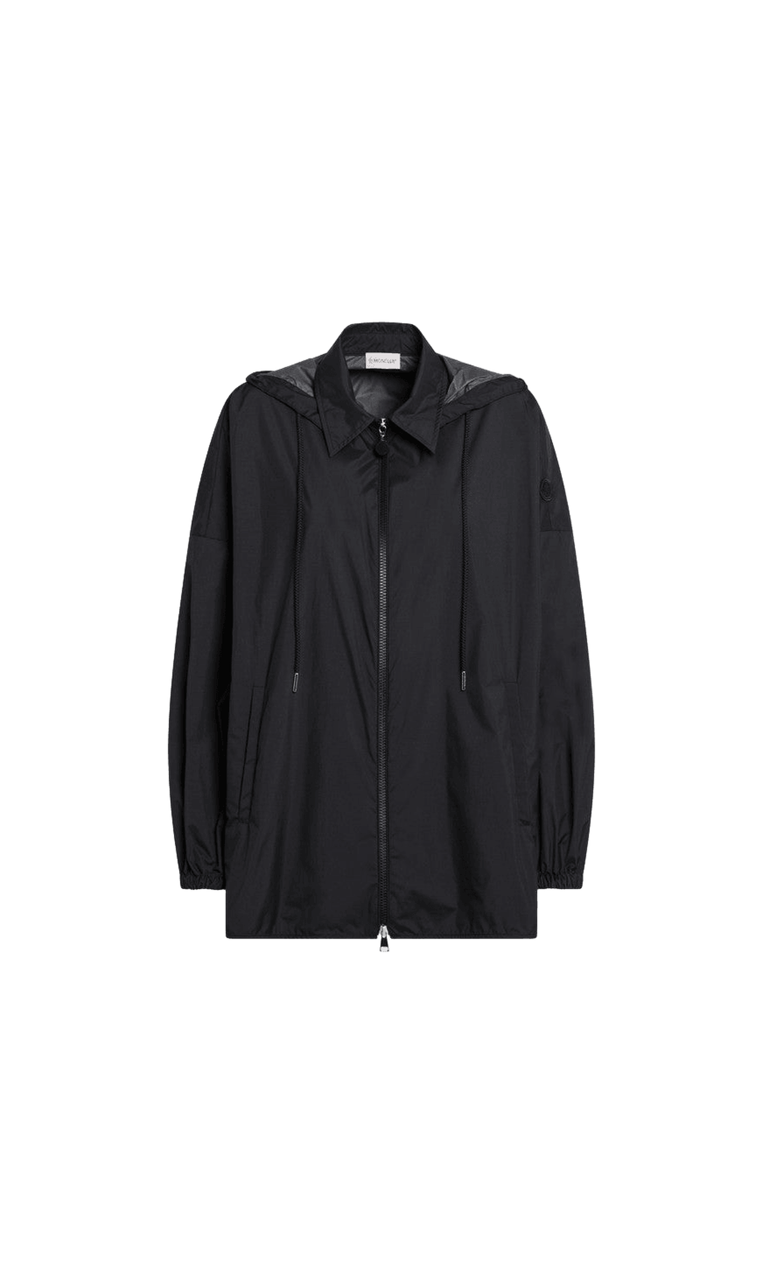 Moncler Black Nylon Zip Parka Glam Steals