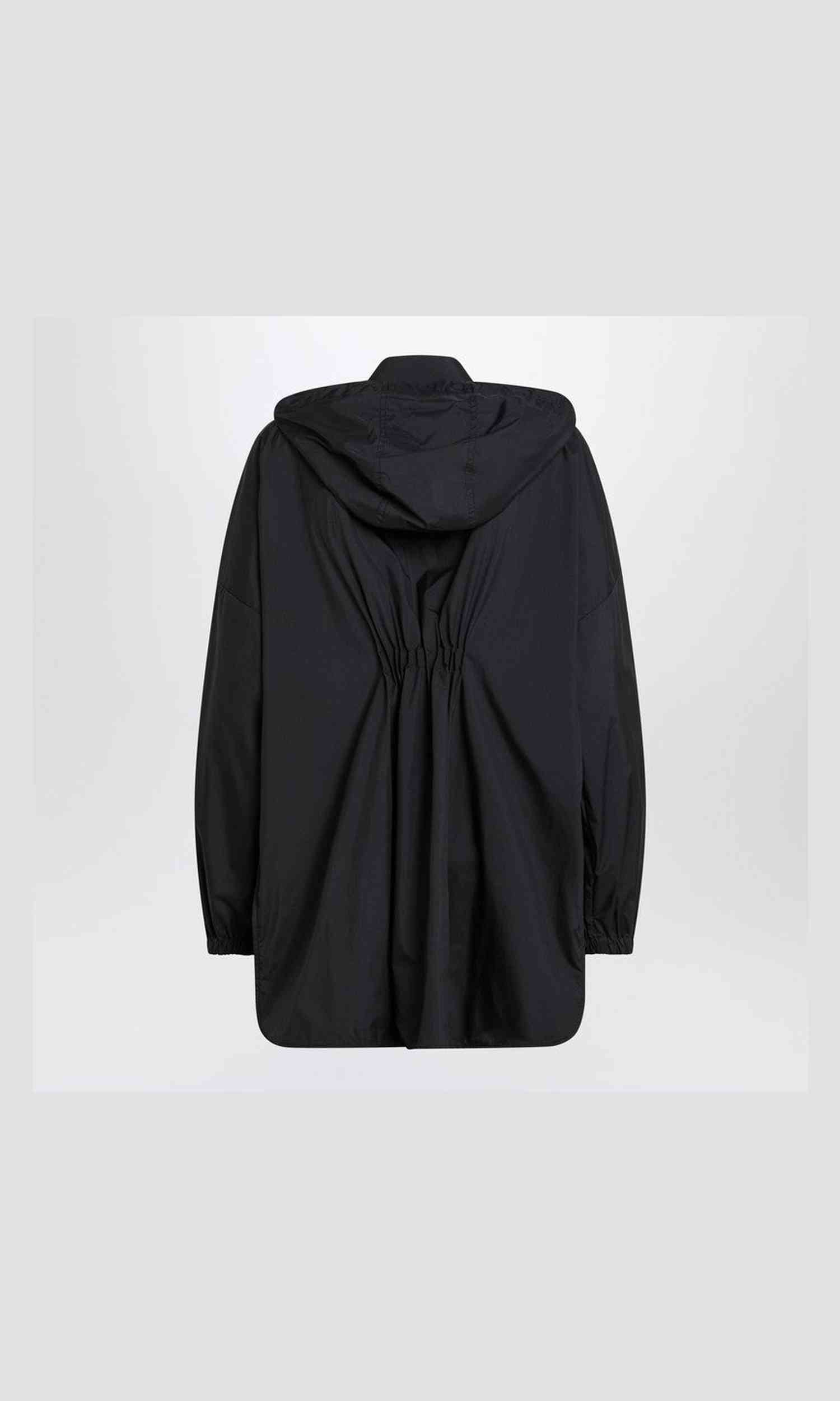 Moncler Black Nylon Zip Parka Glam Steals